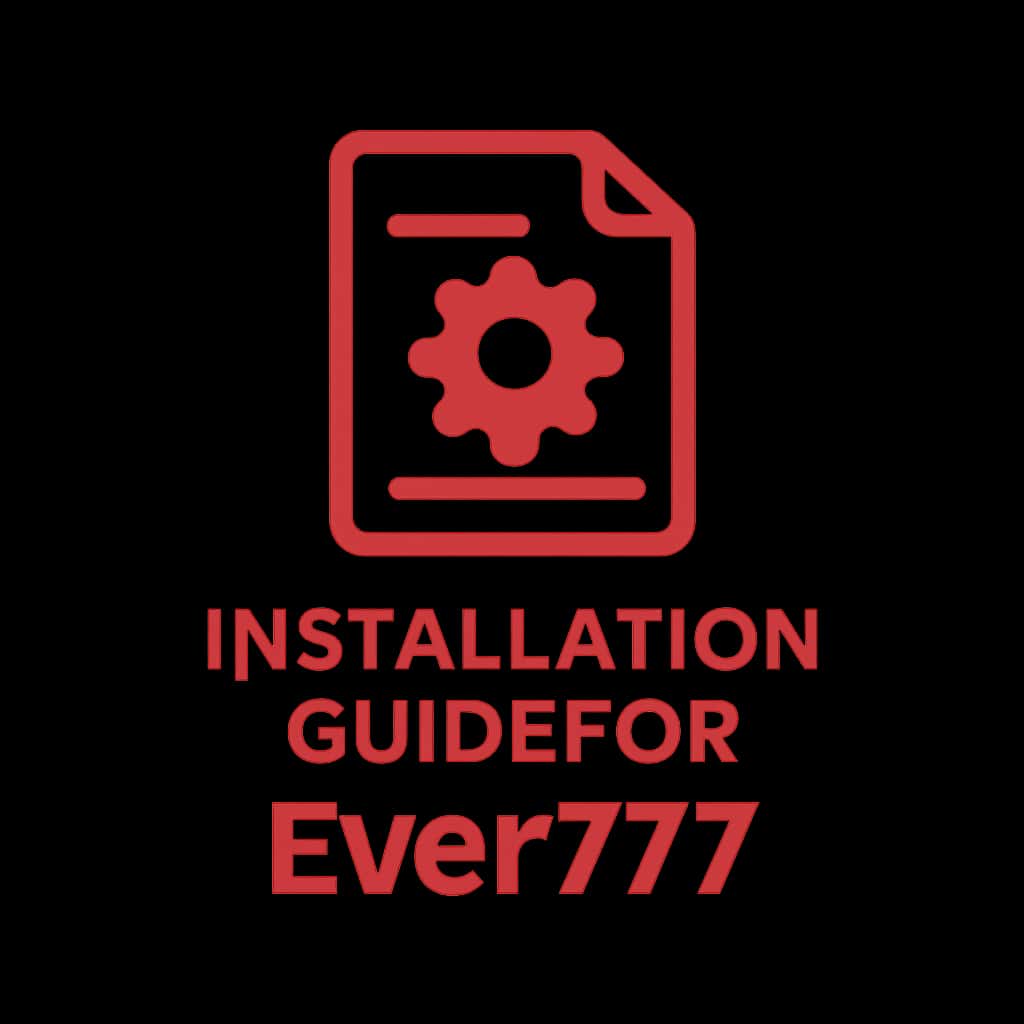 An icon representing the Installation Guide for Ever777.