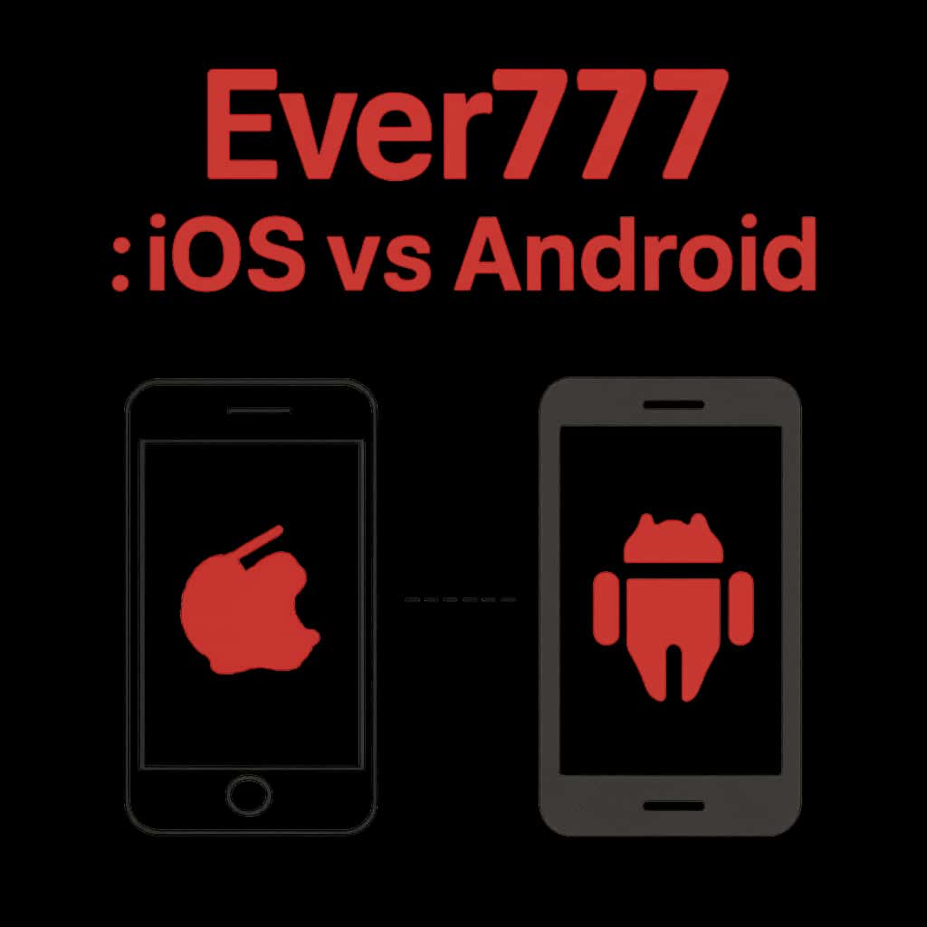 Illustration showcasing installation steps for Ever777 on different platforms.