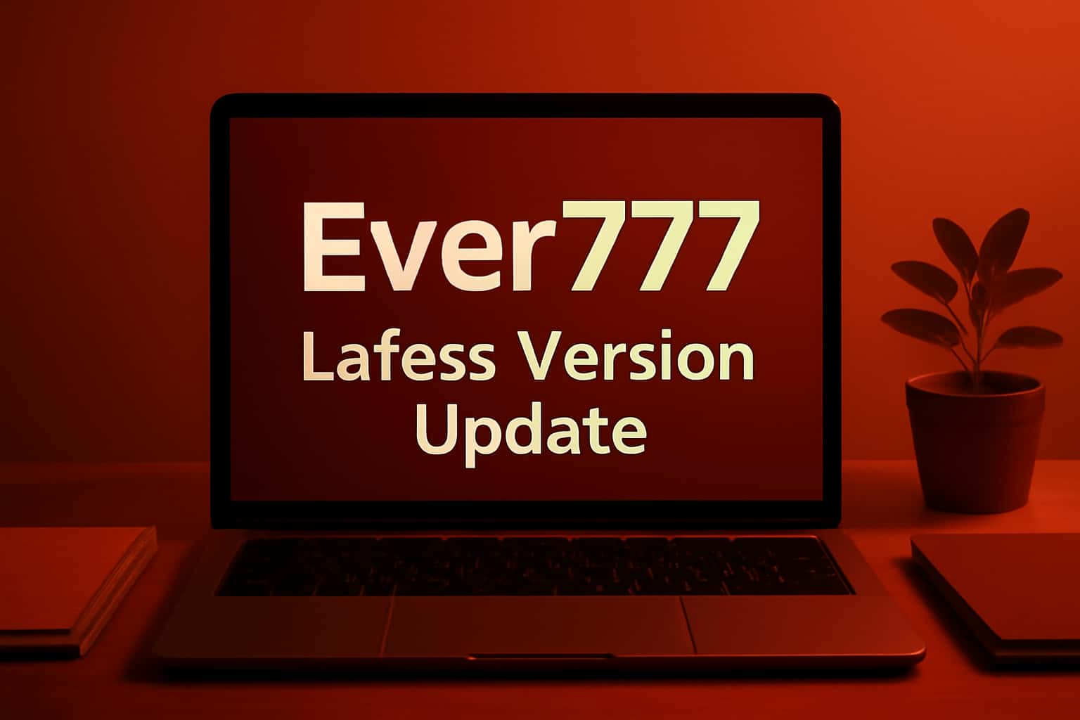 An informational representation of the Ever777 app's latest version update.