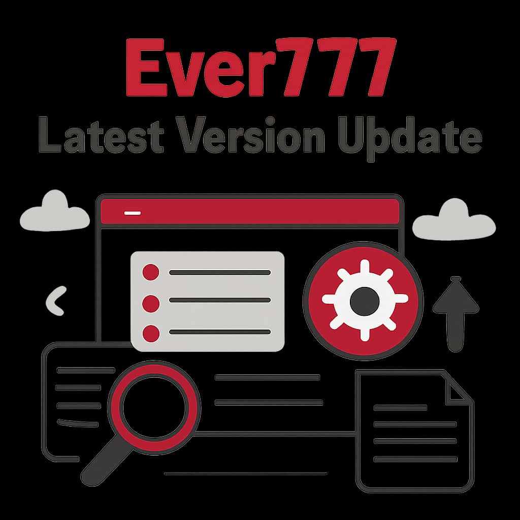 An educational diagram about the Ever777 Latest Version Update.