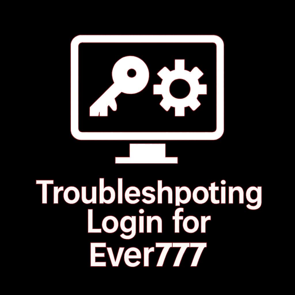 An icon representing the troubleshooting login guide for Ever777, featuring the text 'Ever777'.